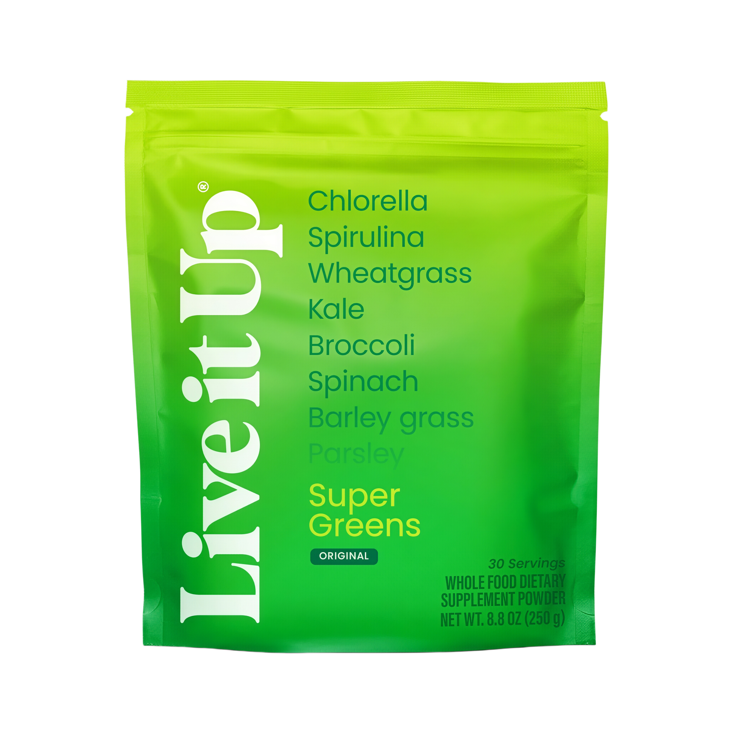 Live it Up Super Greens: Best All-Natural Greens Powder for Daily Health